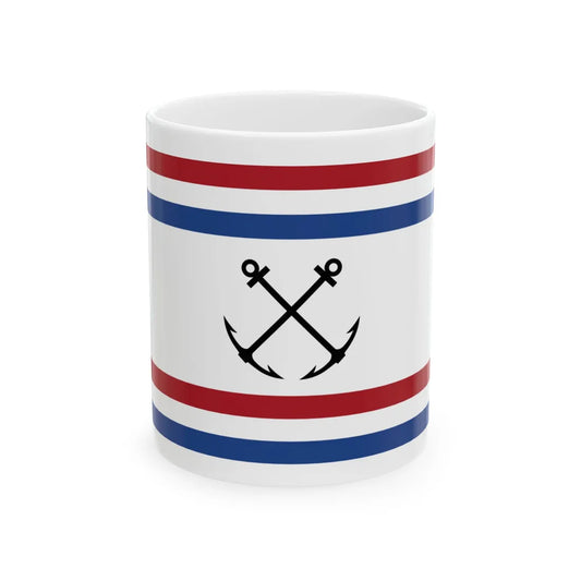 Onderscheidingsvlag Minister van Marine (Netherlands) White Coffee Mug 11oz - Go Mug Yourself