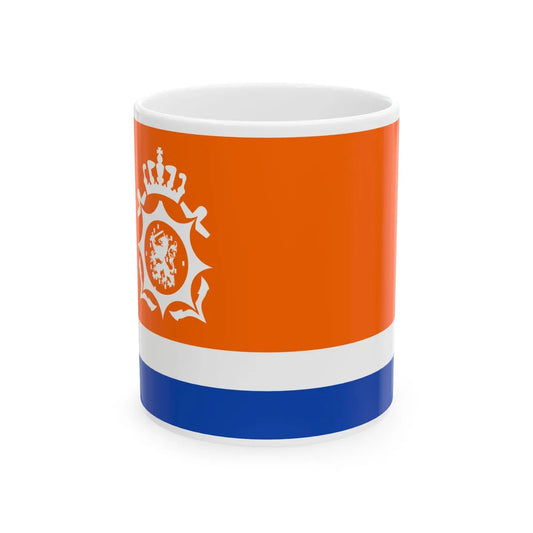 Onderscheidingsvlag Nederlandse Kustwacht (Netherlands) White Coffee Mug 11oz - Go Mug Yourself