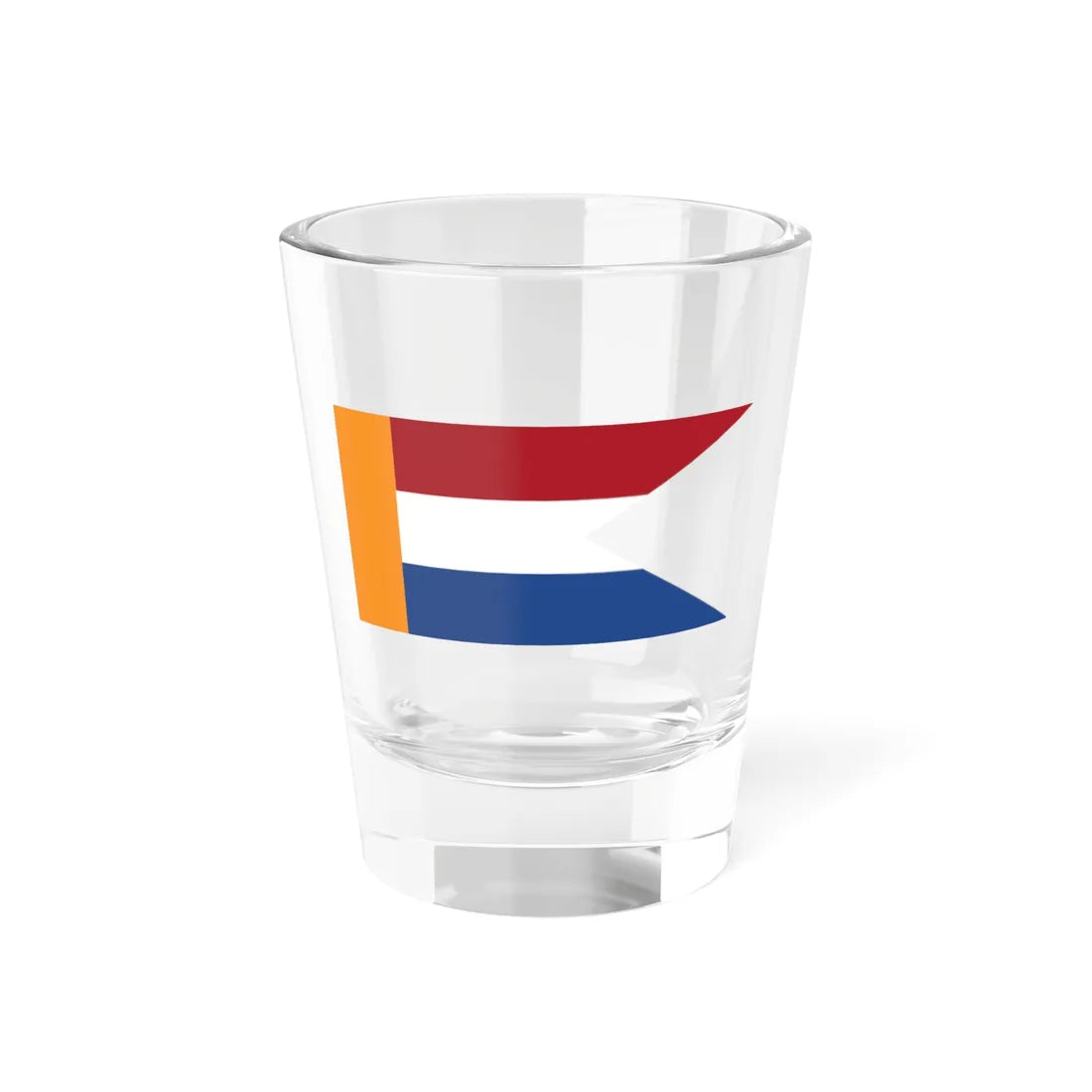 Onderscheidingsvlag Resident Nederlands-Indie 1928-1949 (Netherlands) Shot Glass 1.5oz 1.5oz - Go Mug Yourself