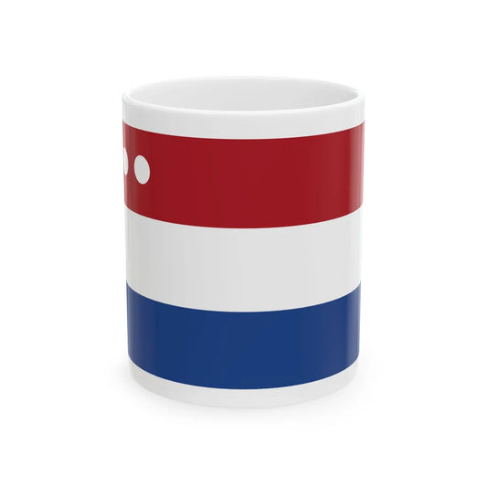 Onderscheidingsvlag Schout-bij-nacht 1816 (Netherlands) White Coffee Mug 11oz - Go Mug Yourself