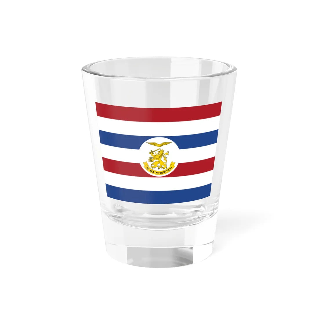 Onderscheidingsvlag Staatssecretaris van Defensie voor Land- en Luchtmacht (Netherlands) Shot Glass 1.5oz 1.5oz - Go Mug Yourself