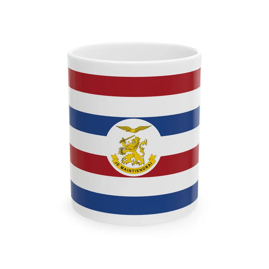 Onderscheidingsvlag Staatssecretaris van Defensie voor Land- en Luchtmacht (Netherlands) White Coffee Mug 11oz - Go Mug Yourself