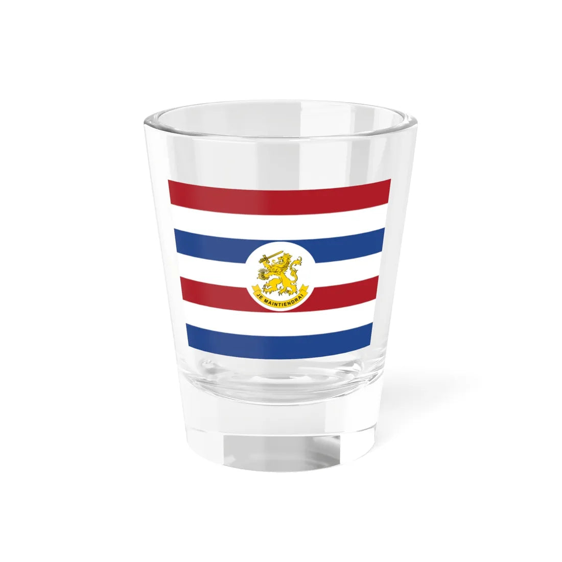 Onderscheidingsvlag Staatssecretaris van Defensie voor Landmacht (Netherlands) Shot Glass 1.5oz 1.5oz - Go Mug Yourself