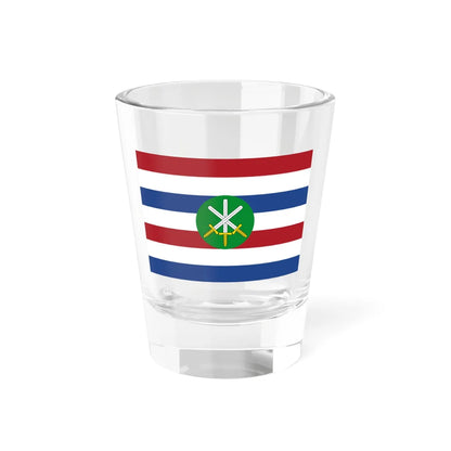 Onderscheidingsvlag van de Commandant der Strijdkrachten 2005 (Netherlands) Shot Glass 1.5oz 1.5oz - Go Mug Yourself