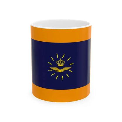 Onderscheidingsvlag van de Commandant Luchtstrijdkrachten (Netherlands) White Coffee Mug 11oz - Go Mug Yourself