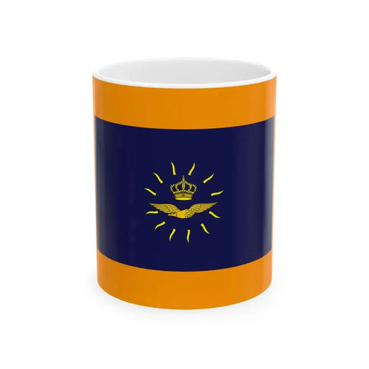 Onderscheidingsvlag van de Commandant Luchtstrijdkrachten (Netherlands) White Coffee Mug 11oz - Go Mug Yourself
