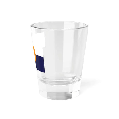 Onderscheidingsvlag van de Commandant van het Commando Logistiek en Opleidingen (Netherlands) Shot Glass 1.5oz - Go Mug Yourself