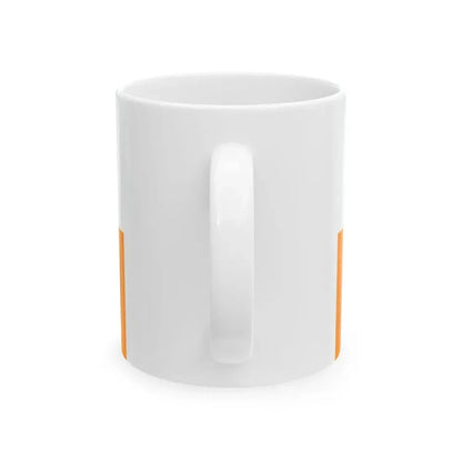 Onderscheidingsvlag van de Commandant van het Commando Tactische Luchtstrijdkrachten (Netherlands) White Coffee Mug - Go Mug Yourself