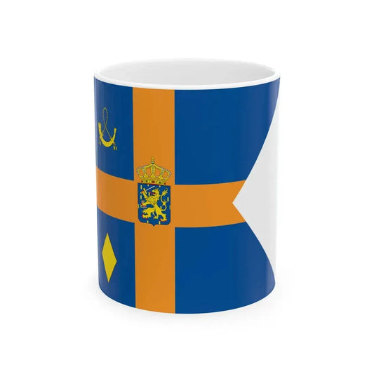 Onderscheidingsvlag van prinses Laurentien (Netherlands) White Coffee Mug 11oz - Go Mug Yourself