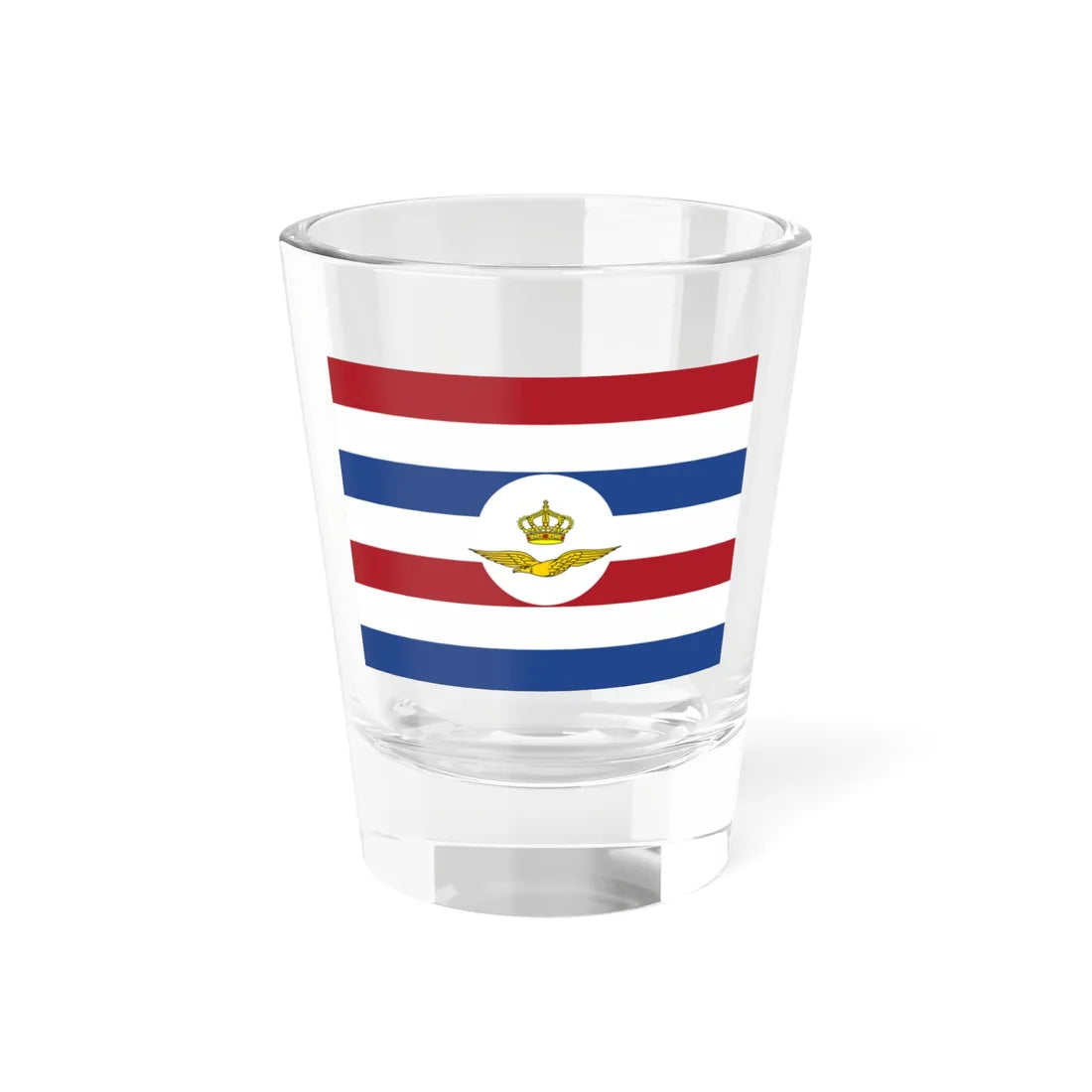Onderscheidingsvlag voor de luchtmacht-staatssecretaris (Netherlands) Shot Glass 1.5oz 1.5oz - Go Mug Yourself