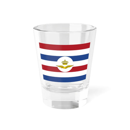 Onderscheidingsvlag voor de luchtmacht-staatssecretaris (Netherlands) Shot Glass 1.5oz 1.5oz - Go Mug Yourself