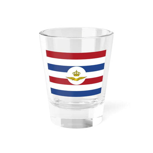 Onderscheidingsvlag voor de luchtmacht-staatssecretaris (Netherlands) Shot Glass 1.5oz 1.5oz - Go Mug Yourself