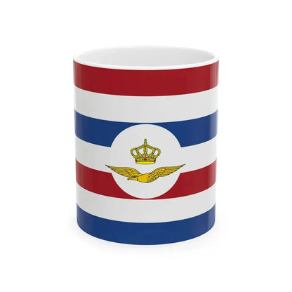Onderscheidingsvlag voor de luchtmacht-staatssecretaris (Netherlands) White Coffee Mug 11oz - Go Mug Yourself
