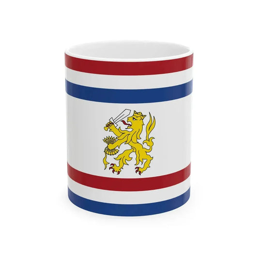 Onderscheidingsvlag voor de ministers met uitzondering van de minister van Defensie (Netherlands) White Coffee Mug 11oz - Go Mug Yourself