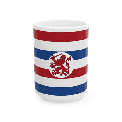 Onderscheidingsvlagvoor de Staatssecretaris van Oorlog (Netherlands) White Coffee Mug 15oz - Go Mug Yourself