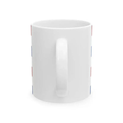 Onderscheidingsvlagvoor de Staatssecretaris van Oorlog (Netherlands) White Coffee Mug - Go Mug Yourself