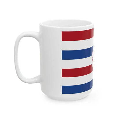Onderscheidingsvlagvoor de Staatssecretaris van Oorlog (Netherlands) White Coffee Mug - Go Mug Yourself