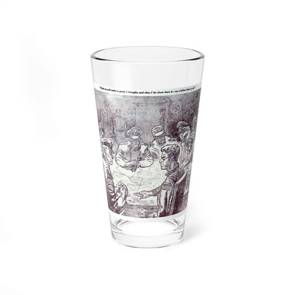 One Against A Thousand, Blue Book Magazine, February 1946 (Magazine Illustration) Pint Glass 16oz-16oz-Go Mug Yourself