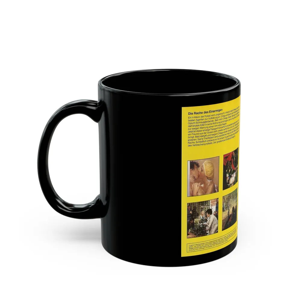 ONE ARMED EXECUTIONER DIE RACHE DES EINARMIGEN (VHS COVER) - Black Coffee Mug-Go Mug Yourself