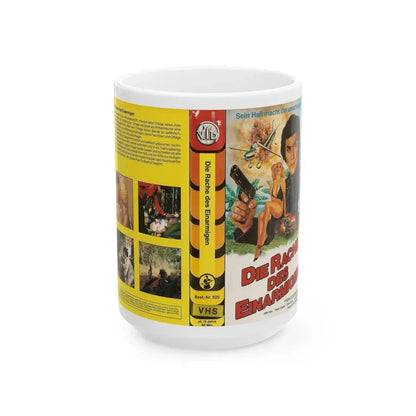 ONE ARMED EXECUTIONER DIE RACHE DES EINARMIGEN (VHS COVER) - White Coffee Mug 15oz - Go Mug Yourself