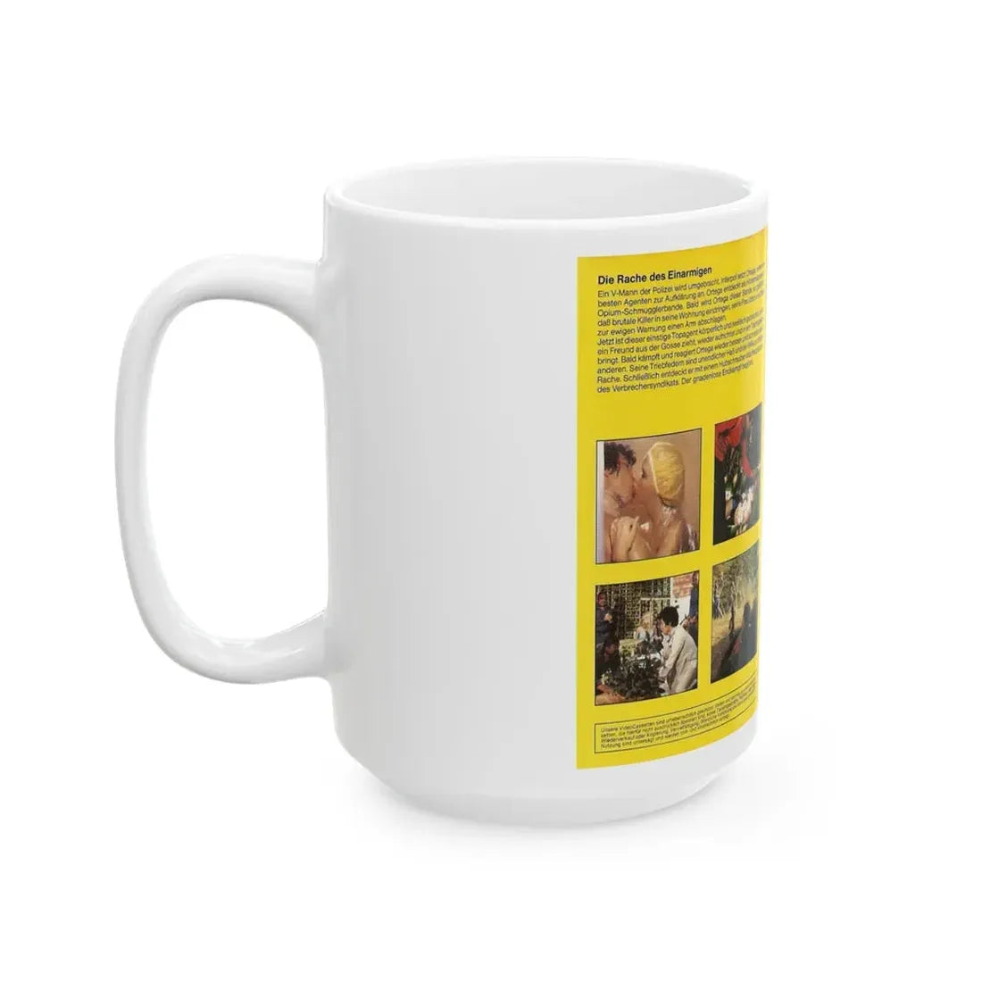 ONE ARMED EXECUTIONER DIE RACHE DES EINARMIGEN (VHS COVER) - White Coffee Mug - Go Mug Yourself