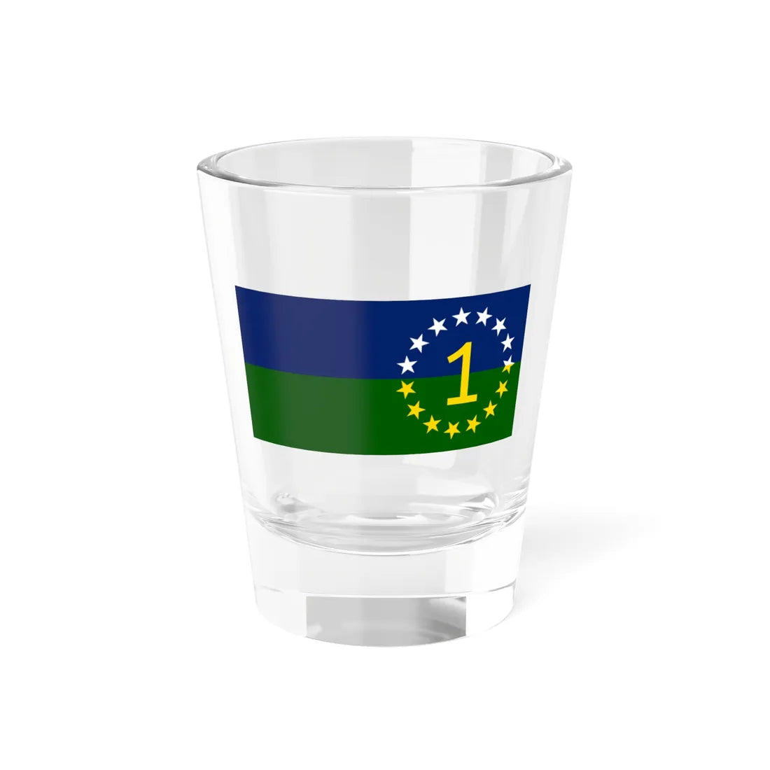 One Cook Islands Movement flag Shot Glass 1.5oz 1.5oz - Go Mug Yourself