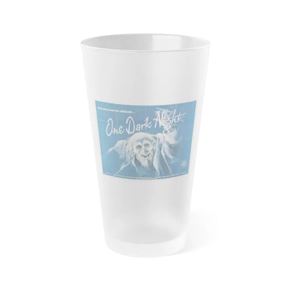 ONE DARK NIGHT (2) 1982 Movie Poster - Frosted Pint Glass 16oz-16oz-Frosted-Go Mug Yourself