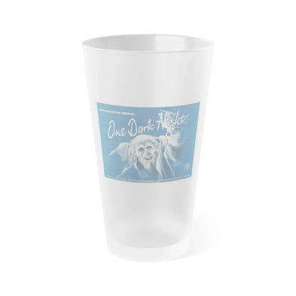 ONE DARK NIGHT (2) 1982 Movie Poster - Frosted Pint Glass 16oz 16oz Frosted - Go Mug Yourself