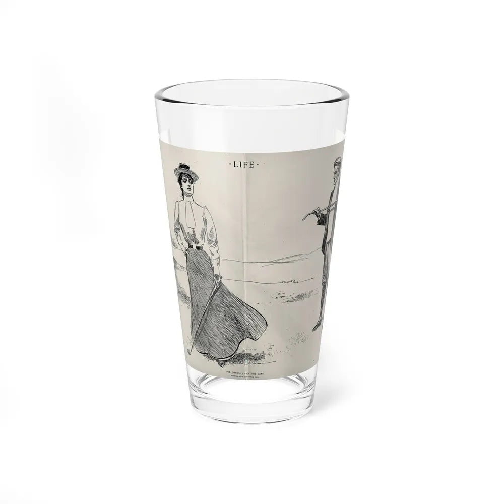 One Difficulty of the Game, Life magazine, September 21, 1899 (Magazine Illustration) Pint Glass 16oz-16oz-Go Mug Yourself