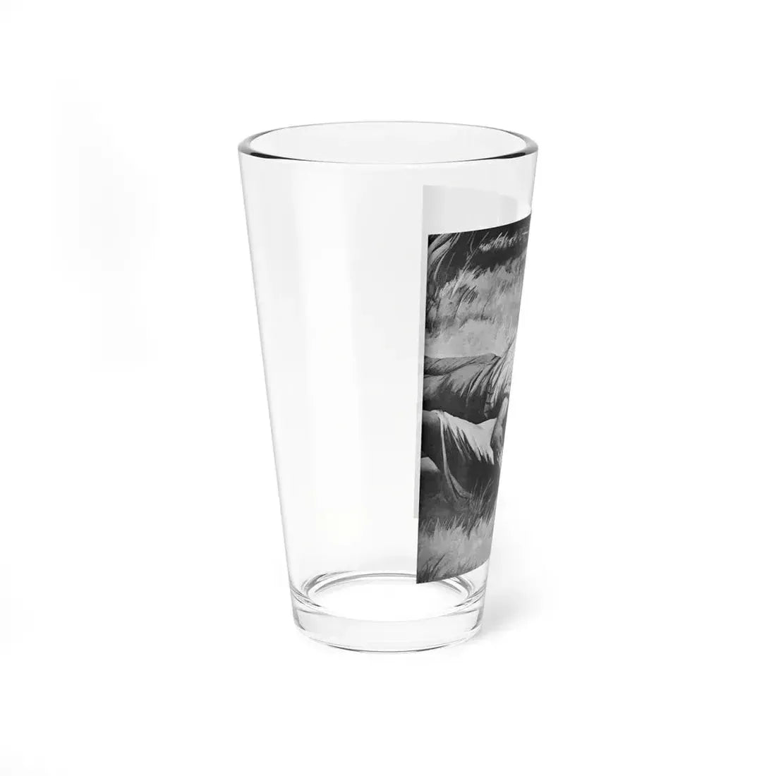 One Kiss Before I Die, Man's World, March 1958 (Magazine Illustration) Pint Glass 16oz - Go Mug Yourself