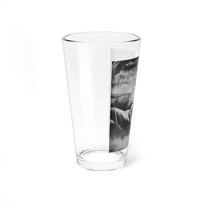 One Kiss Before I Die, Man's World, March 1958 (Magazine Illustration) Pint Glass 16oz - Go Mug Yourself