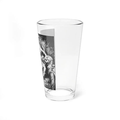 One Kiss Before I Die, Man's World, March 1958 (Magazine Illustration) Pint Glass 16oz - Go Mug Yourself