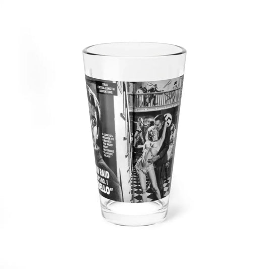 One-Man Raid On Hitler's No.1 'Bordello', Stag Annual 12, 1972 (Magazine Illustration) Pint Glass 16oz 16oz - Go Mug Yourself