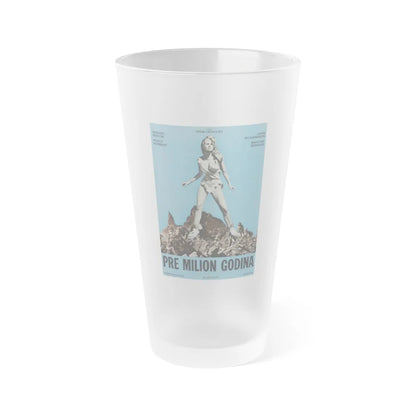 ONE MILLION YEARS B.C (2) 1986 Movie Poster - Frosted Pint Glass 16oz-16oz-Frosted-Go Mug Yourself