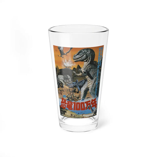 ONE MILLION YEARS B.C (ASIAN) 1986 Movie Poster - Pint Glass 16oz-16oz-Go Mug Yourself