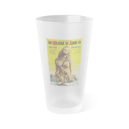 ONE MILLION YEARS B.C (ITALIAN) 1986 Movie Poster - Frosted Pint Glass 16oz-16oz-Frosted-Go Mug Yourself