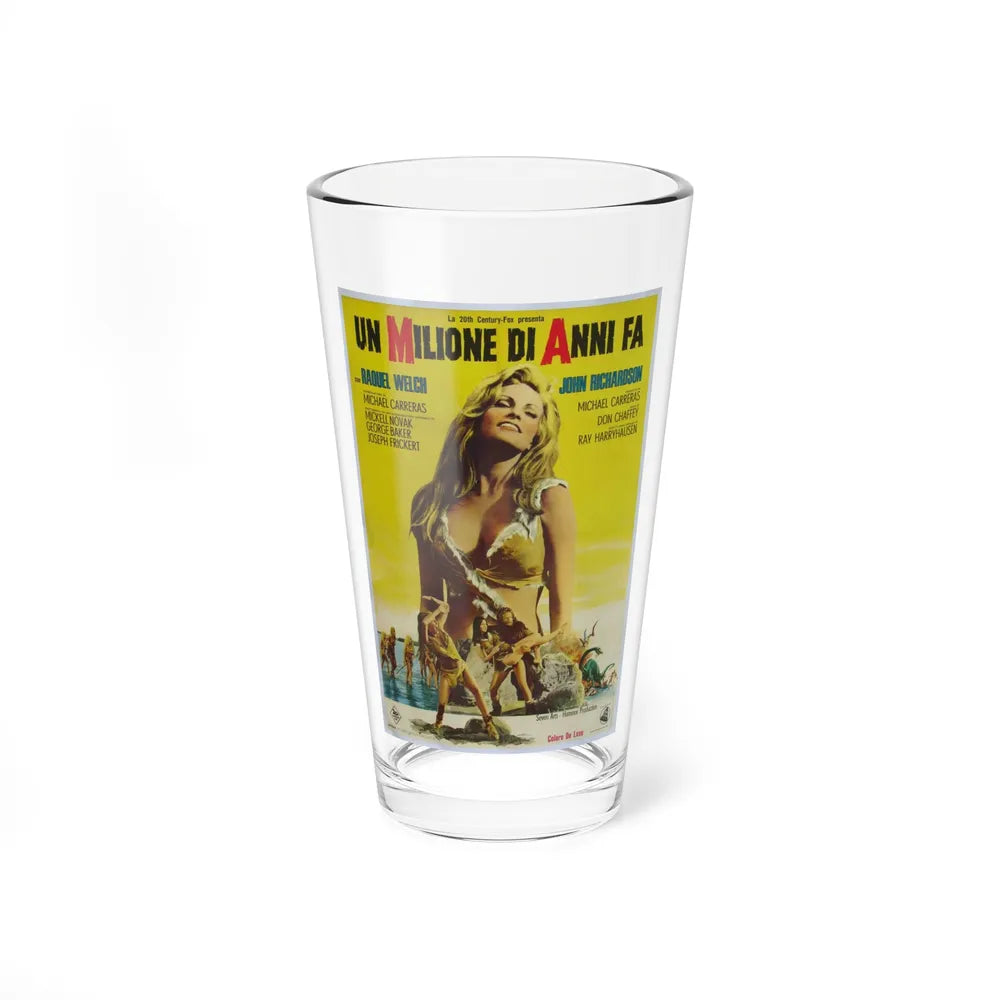 ONE MILLION YEARS B.C (ITALIAN) 1986 Movie Poster - Pint Glass 16oz-16oz-Go Mug Yourself