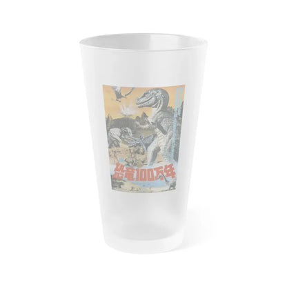 ONE MILLION YEARS B.C (ASIAN) 1986 Movie Poster - Frosted Pint Glass 16oz 16oz Frosted - Go Mug Yourself