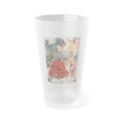 ONE MILLION YEARS B.C (ASIAN) 2 1986 Movie Poster - Frosted Pint Glass 16oz 16oz Frosted - Go Mug Yourself