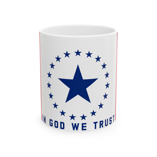 One Mississippi Flag (United States) White Coffee Mug-11oz-Go Mug Yourself