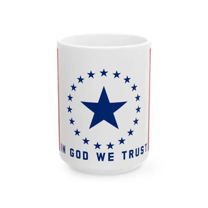 One Mississippi Flag (United States) White Coffee Mug 15oz - Go Mug Yourself