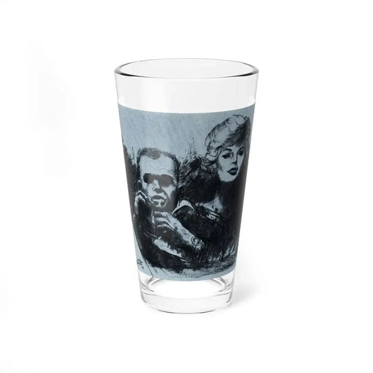 One Monday We Killed Them All (2), Cosmopolitan, November 1961 (Magazine Illustration) Pint Glass 16oz 16oz - Go Mug Yourself