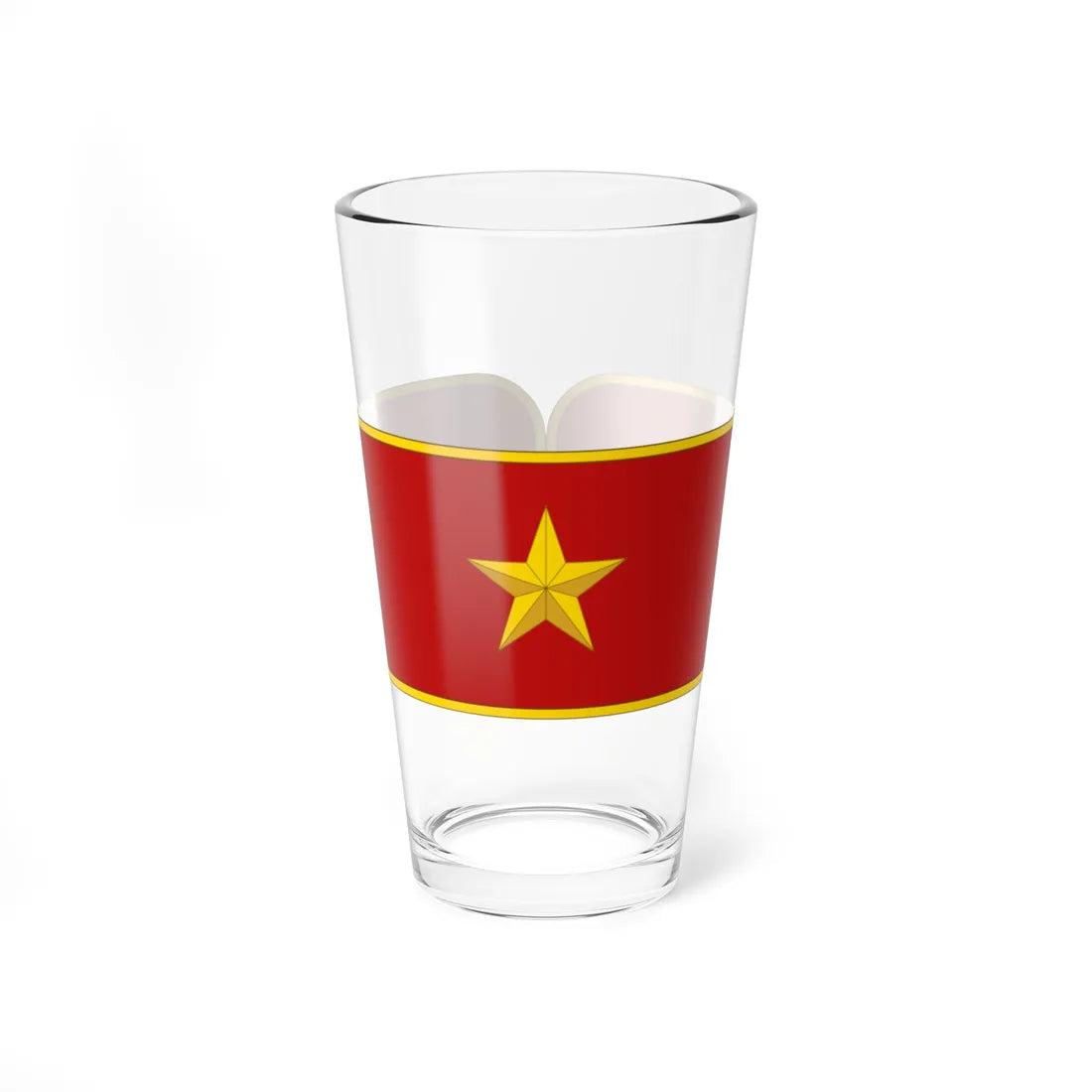 One star rank Tatmadaw (Myanmar) (Military Rank) Pint Glass 16oz 16oz - Go Mug Yourself