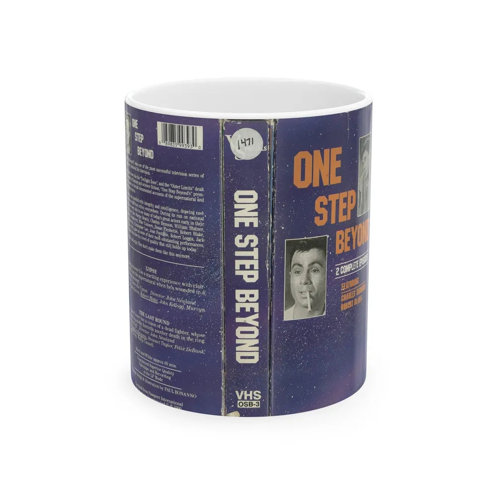 ONE STEP BEYOND (VHS COVER) - White Coffee Mug-11oz-Go Mug Yourself