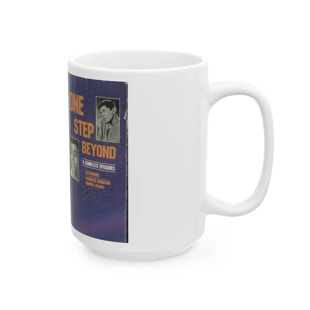 ONE STEP BEYOND (VHS COVER) - White Coffee Mug-Go Mug Yourself