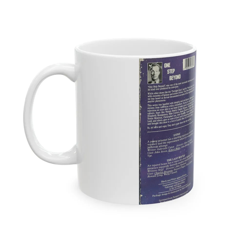 ONE STEP BEYOND (VHS COVER) - White Coffee Mug-Go Mug Yourself