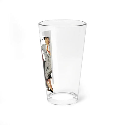 One Thing In Common, Good Housekeeping, January 1949 (Magazine Illustration) Pint Glass 16oz - Go Mug Yourself