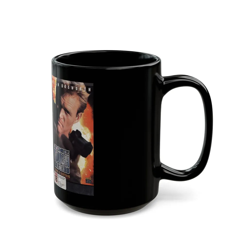 ONE TOUGH BASTARD (VHS COVER) - Black Coffee Mug-Go Mug Yourself