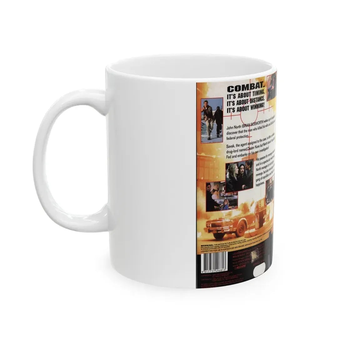 ONE TOUGH BASTARD (VHS COVER) - White Coffee Mug - Go Mug Yourself