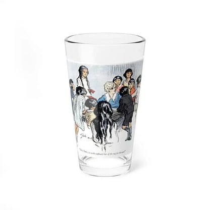 One Uses the Handkerchief (4), Woman's Home Companion, November 1924 (Magazine Illustration) Pint Glass 16oz 16oz - Go Mug Yourself